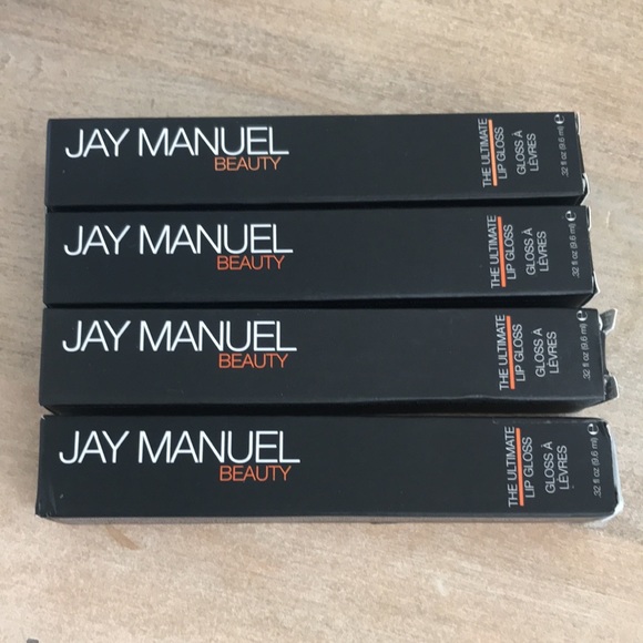 Set of 4 Jay Manuel Beauty Ultimate lip gloss in shades Wet,Pinch,Guilt &Ecstasy - Picture 2 of 4